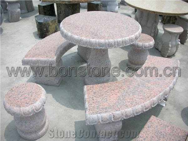 Granite Stone Benches