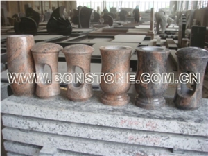 Granite Tombstone Vase