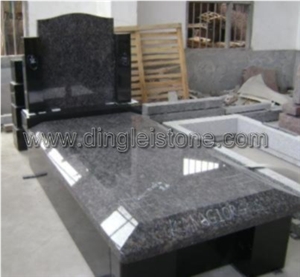 Australia Style Black Tombstone 3, China Impala Black Granite Tombstone