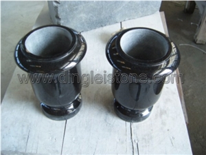 Black Granite Urn