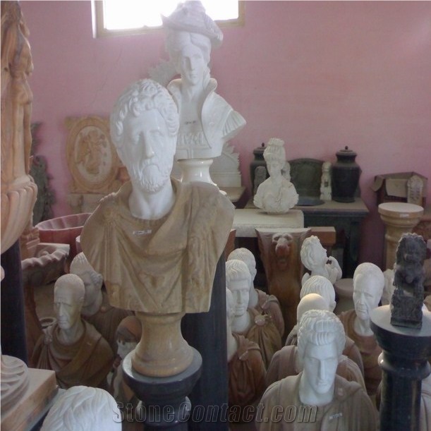 Dinglei European Character Stone Head Statue