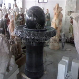 DL Stone Fountain ,Granite Fountain, Absolute Black Granite Fountain