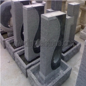 DL Stone Fountain ,Granite Fountain, G654 Black Granite Fountain