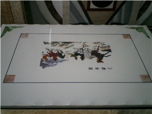 DL Stone Mosaic Table,Marble Mosaic Table