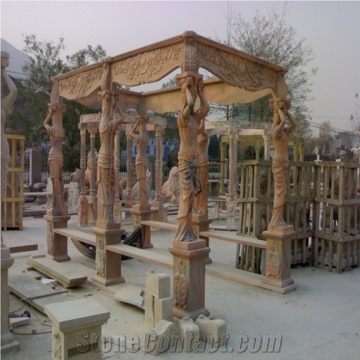 Brown Marble Gazebo