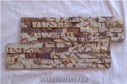Nartural Cultured Stone, Red Slate Cultured Stone