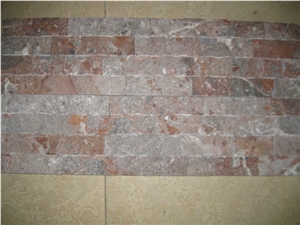 Nartural Cultured Stone, Red Slate Cultured Stone