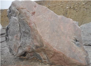 Natural Garden Stone, Red Marble Garden Stone