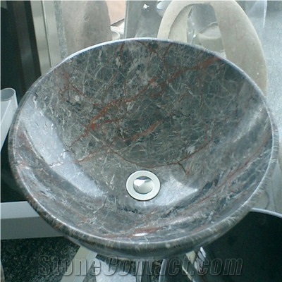 Onyx Mosaic Sink, White Onyx Sink