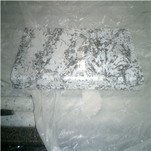 Snow Flower White Granite Countertop