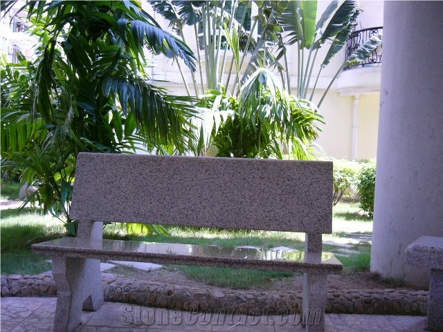 Stone Bench,Granite Bench, G664 Pink Granite Bench