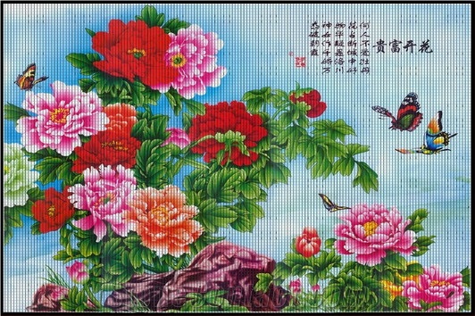Traditional Glass Mosaic Picture