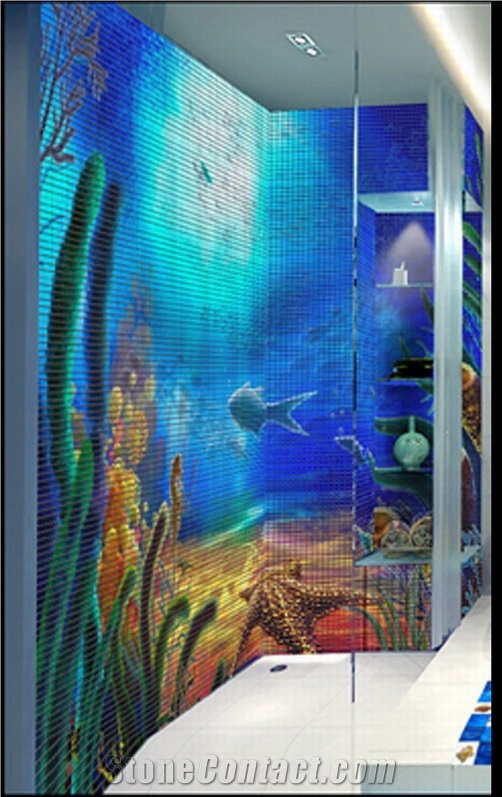 Traditional Glass Mosaic Picture