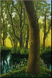 Traditional Glass Mosaic Picture Traditional Glass Mosaic Picture