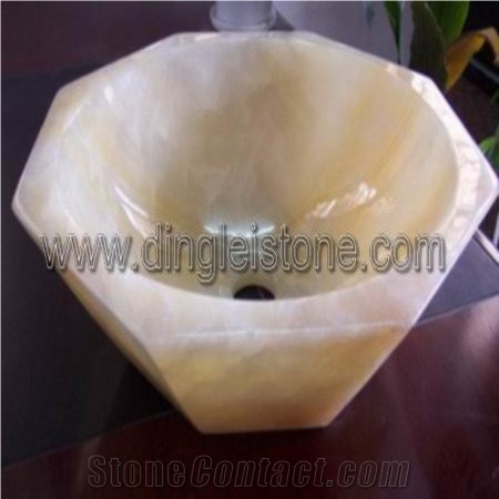 White Onyx Sink
