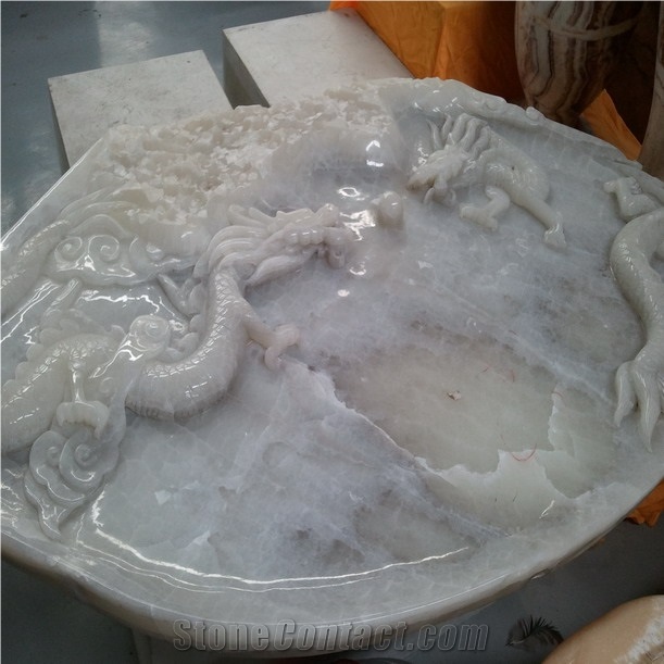 White Onyx Teabord