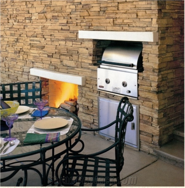 Beige Sandstone Cultured Stone