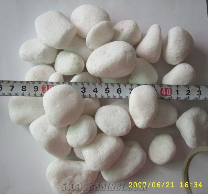 Snow White Pebble Stone