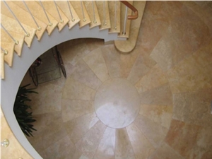 Beige Marble Stairs