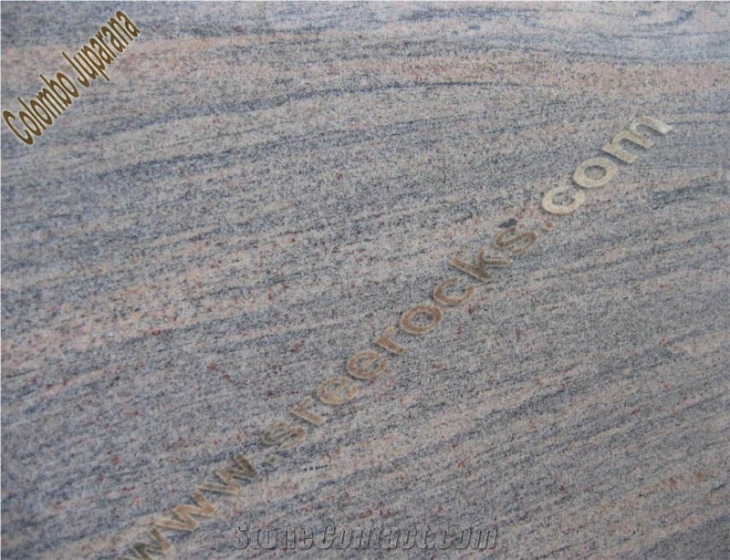 Colombo Juparana Granite Slabs, India Brown Granite