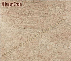 Millennium Cream Granite Countertops, Work Tops, Yellow Granite