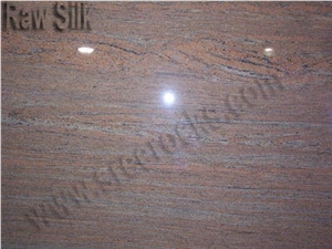 Raw Silk Granite Slabs, India Pink Granite