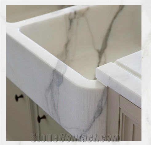 Calacatta Marble Countertop, Calacatta Vena Grigia White Marble