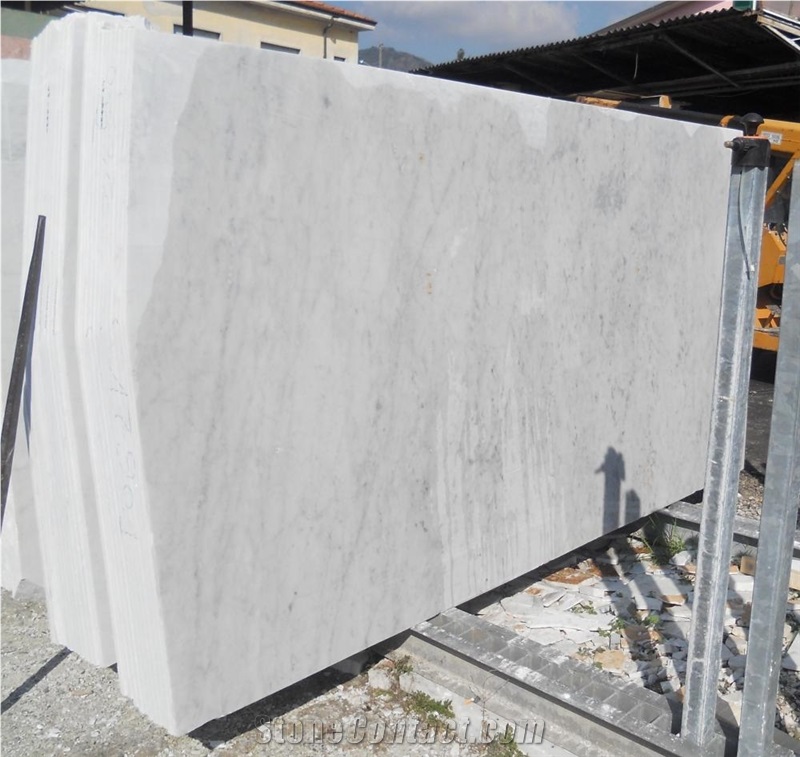 Bianco Carrara Marble Slabs & Tiles, Italy White Marble