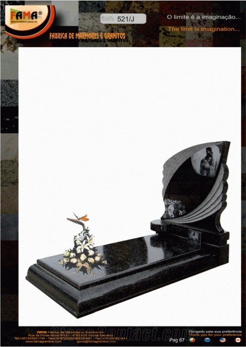 Black Granite Monument