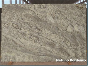 Netuno Bordeaux Granite Slabs