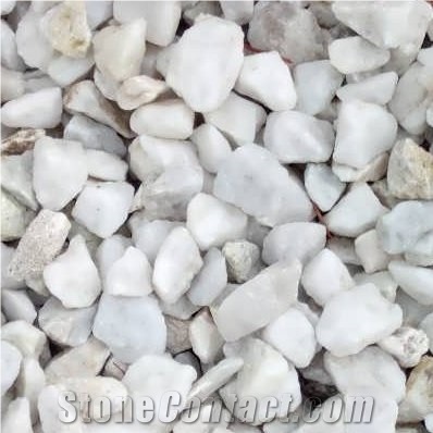 Crushed Marble Stone, Yellow Marble Pebble, Gravel