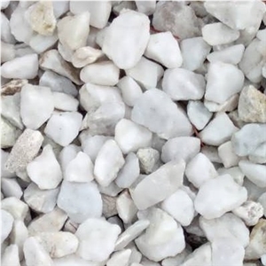 Crushed Marble Stone, Yellow Marble Pebble, Gravel