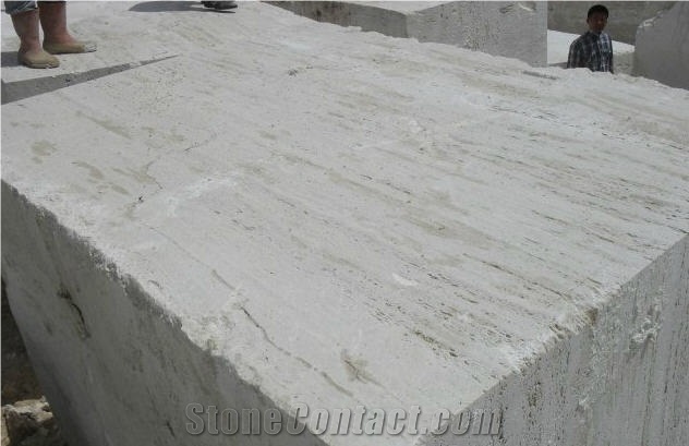 Orient White Travertine Blocks