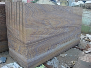 Rainbow Teak Sandstone Block