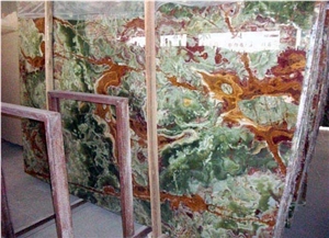 Multicolor Green Onyx Slabs Multicolor Green Onyx Slabs