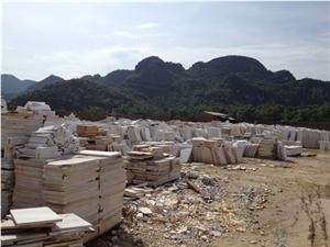 Yellow Nghe an Marble Tiles