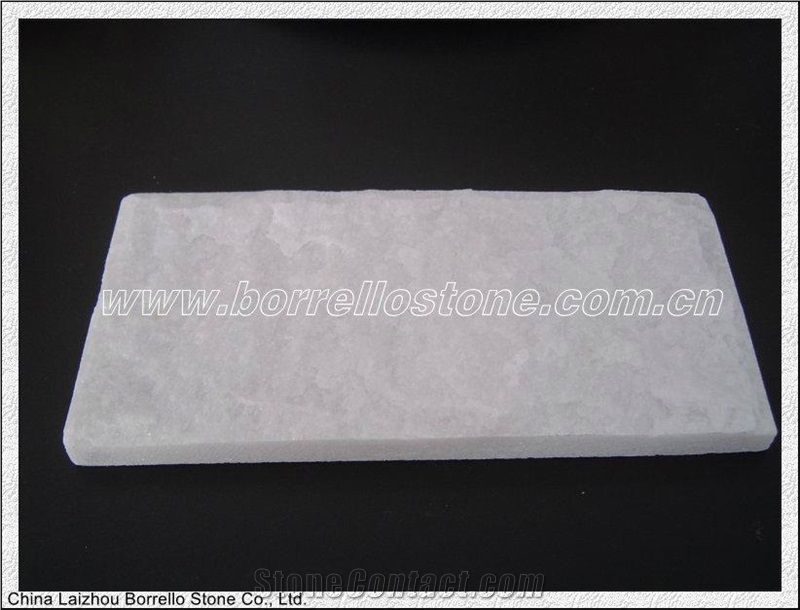 White Culture Stone For Background Wall, China White Marble Cultured Stone