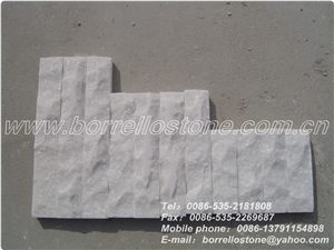 White Culture Stone For Lobby, China White Marble Cultured Stone