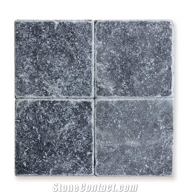 Bluestone Marble Tumbled Pavers and Tiles, King Blue Stone Marble Slabs & Tiles