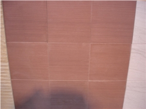 Chinese Bark Vein Sandstone Tile,Natural Stone for Building,Sandstone Flamed Paver Tiles,Popular Purple Wood Grain Sandstone Tile for Stone Project