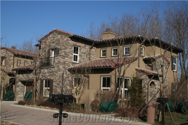 Slate Stone Cultured Stone,Rusty Quartzite Cultured Stone, Wall Cladding, Stacked Stone Veneer, Corner Stone Clearance,Hebei Natural Surface Stone