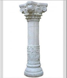 White Marble Garden Column,Polished Pure White Nano,Building Pillair,Building Arch,Stone Column Interior Stone Building Customized Size Stone Pillar