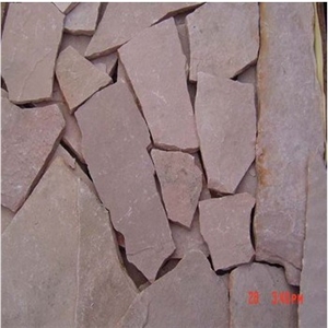 Paving Flagstone Tile, Pink Slate Flagstone