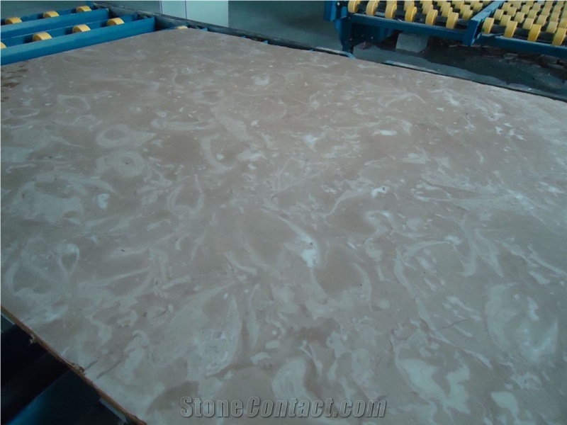Dark Galaxy, Afyon Beige Marble Slabs