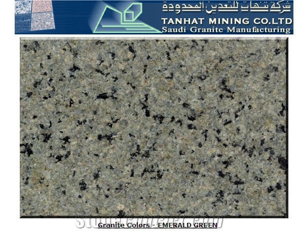 Emerald Green, Ranyah Green Granite Slabs
