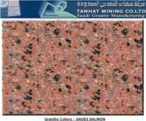 Saudi Salmon, Saudi Arabia Red Granite Slabs & Tiles