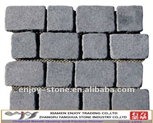 G684 Paving Stone on Net, G684 Black Basalt Paving Stone
