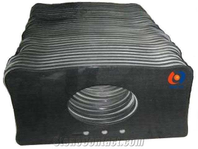 Black Mongolia Basalt Vanity Top,Bath Tops