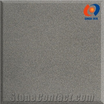 Black Mongolia Tile, Sandblasted+Brush Finish