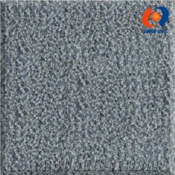 Black Mongolia Tile with Bush-hammered Finish